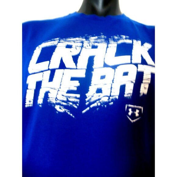 Under Armour tee shirt "Crack the Bat" size Large, Heatgear. - Picture 1 of 9